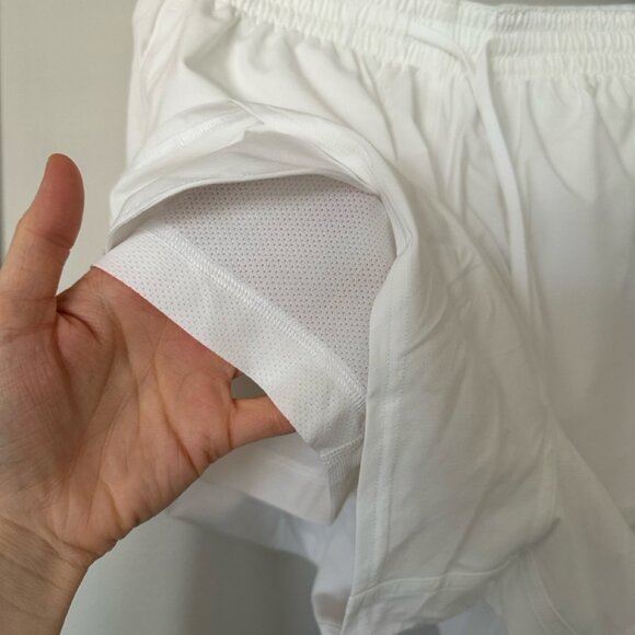 Lululemon • Court Rival High-Rise Short 3" • Size 6 • White/White - Picture 9 of 11